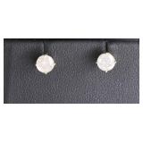 10K Gold 1cttw Genuine Diamond Solitaire Earrings