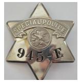 Obsolete Illinois Special Police Pie Plate Badge
