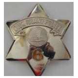Obsolete Rock Island ILL. Police Pie Plate Badge