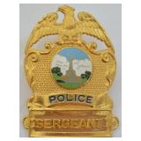 Obsolete Springfield Illinois Sergeant Cap Badge