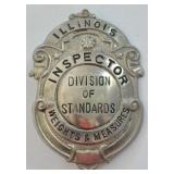 Obsolete Illinois Inspector Badge