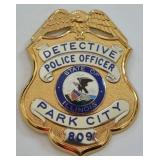 Obsolete Park City Illinois Detective Badge