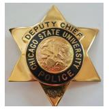 Obsolete Chicago State Univ.  Deputy Chief Badge