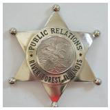 Obsolete River Forest ILL. Public Relations Badge