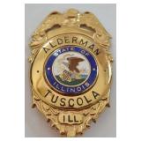 ObsoleteTuscola Illinois Alderman Badge