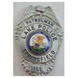 Obsolete Lake Police Springfield ILL. Badge