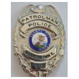 Obsolete Washington Park Illinois Patrolman Badge