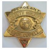 Obsolete Cook Co. ILL. Deputy Pie Plate Badge