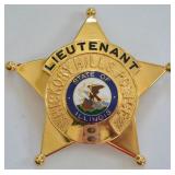 Obsolete Hickory Hills Police Lieutenant Badge #8
