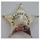 Obsolete La Grange Illinois Police Badge #218