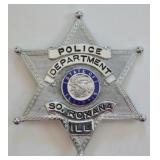 Obsolete South Roxana Illinois Police Badge