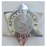 Obsolete Illinois Special Police Badge #920