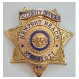 Obsolete Newport Beach Marriott Security Badge