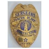 Obsolete Pacific Plant Protection Sergeant Badge