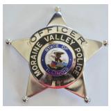 Obsolete Moraine Valley Illinois Police Badge