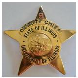 Obsolete University Of Illinois Deputy Chief Badge