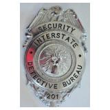 Obsolete Interstate Detective Bureau Badge