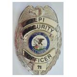 Obsolete Illinois EPI Security Officer Badge #71