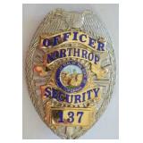 Obsolete Northrop Security Badge