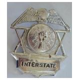Obsolete Interstate Detective Badge