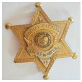 Obsolete St. Clair County ILL. Sheriff  Badge