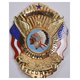 Obsolete Ho-Chunk Casino Security Supervisor Badge