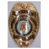 Obsolete Pascua-Yaqui Indian Casino Captain Badge