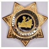 Obsolete Caesars Riverboat Casino Security Badge
