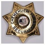 Obsolete Chemehuevi Tribe Casino Security Badge
