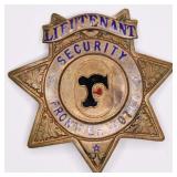 Obsolete Frontier Hotel Casino Security Badge