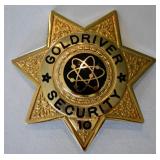 Obsolete Goldriver Casino Security Badge