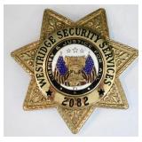 Obsolete Westridge Security Services Badge