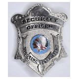 Obsolete Shooting Star Casino Security Badge