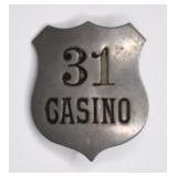 Obsolete #31 Casino Shield Badge