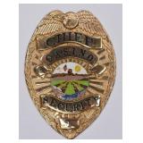 Obsolete Casino Security Chief Badge #1