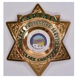 Obsolete Nevada Protective Services Captain Badge