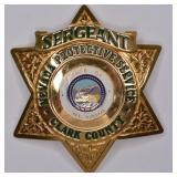 Obsolete Nevada Protective Services Sergeant Badge
