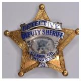 Obsolete Clark Co. Deputy Sheriff Detective Badge