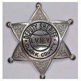 Obsolete Clark County Nevada Deputy Sheriff Badge
