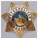 Obsolete Las Vegas Metropolitan Police Badge