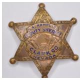 Obsolete Clark County Nevada Deputy Sheriff Badge