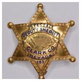 Obsolete Clark Co. Special Deputy Sheriff Badge
