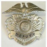 Obsolete Clark County Nevada Sheriff Cap Badge