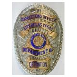 Obsolete Las Vegas Corrections Officer Badge
