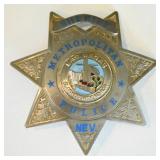 Obsolete Las Vegas Metro Police Sheriff Badge