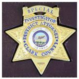 Obsolete Clark County District Attorney Badge