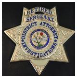 Obsolete Clark County District Attorney Badge