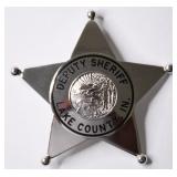 Obsolete Lake County Indiana Deputy Sheriff Badge