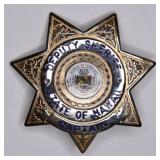 Obsolete State Of Hawaii Deputy Sheriff Capt Badge