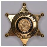Obsolete Norridge Illinois Police Sergeant Badge